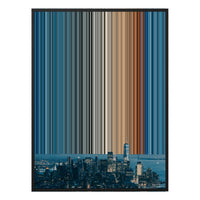 12×20" Metallic Float Frame Canvas - Black Frame variant