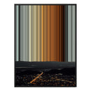 12×20" Metallic Float Frame Canvas - Black Frame variant