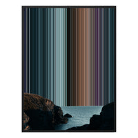 12×20" Metallic Float Frame Canvas - Black Frame variant