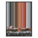 12×20" Metallic Float Frame Canvas - Black Frame variant