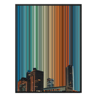 12×20" Metallic Float Frame Canvas - Black Frame variant