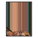 12×20" Metallic Float Frame Canvas - Black Frame variant