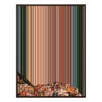 12×20" Metallic Float Frame Canvas - Brown Frame variant