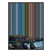 12×20" Metallic Float Frame Canvas - Brown Frame variant