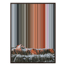 12×20" Metallic Float Frame Canvas - Brown Frame variant