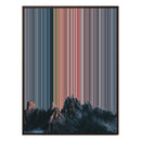 12×20" Metallic Float Frame Canvas - Brown Frame variant