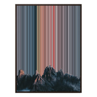 12×20" Metallic Float Frame Canvas - Brown Frame variant