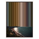 12×20" Metallic Float Frame Canvas - Brown Frame variant