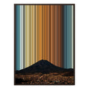 12×20" Metallic Float Frame Canvas - Brown Frame variant