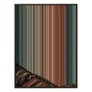 12×20" Metallic Float Frame Canvas - Brown Frame variant