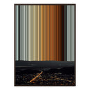 12×20" Metallic Float Frame Canvas - Brown Frame variant