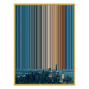 12×20" Metallic Float Frame Canvas - Gold Frame variant