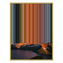 12×20" Metallic Float Frame Canvas - Gold Frame variant