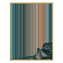 12×20" Metallic Float Frame Canvas - Gold Frame variant