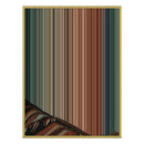 12×20" Metallic Float Frame Canvas - Gold Frame variant