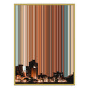 12×20" Metallic Float Frame Canvas - Gold Frame variant