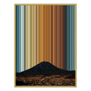 12×20" Metallic Float Frame Canvas - Gold Frame variant