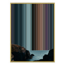 12×20" Metallic Float Frame Canvas - Gold Frame variant