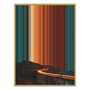 12×20" Metallic Float Frame Canvas - Gold Frame variant