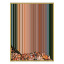 12×20" Metallic Float Frame Canvas - Gold Frame variant