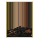 12×20" Metallic Float Frame Canvas - Gold Frame variant