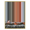 12×20" Metallic Float Frame Canvas - Gold Frame variant