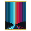 12×20" Metallic Float Frame Canvas - Gold Frame variant