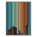 12×20" Metallic Float Frame Canvas - Natural Frame variant