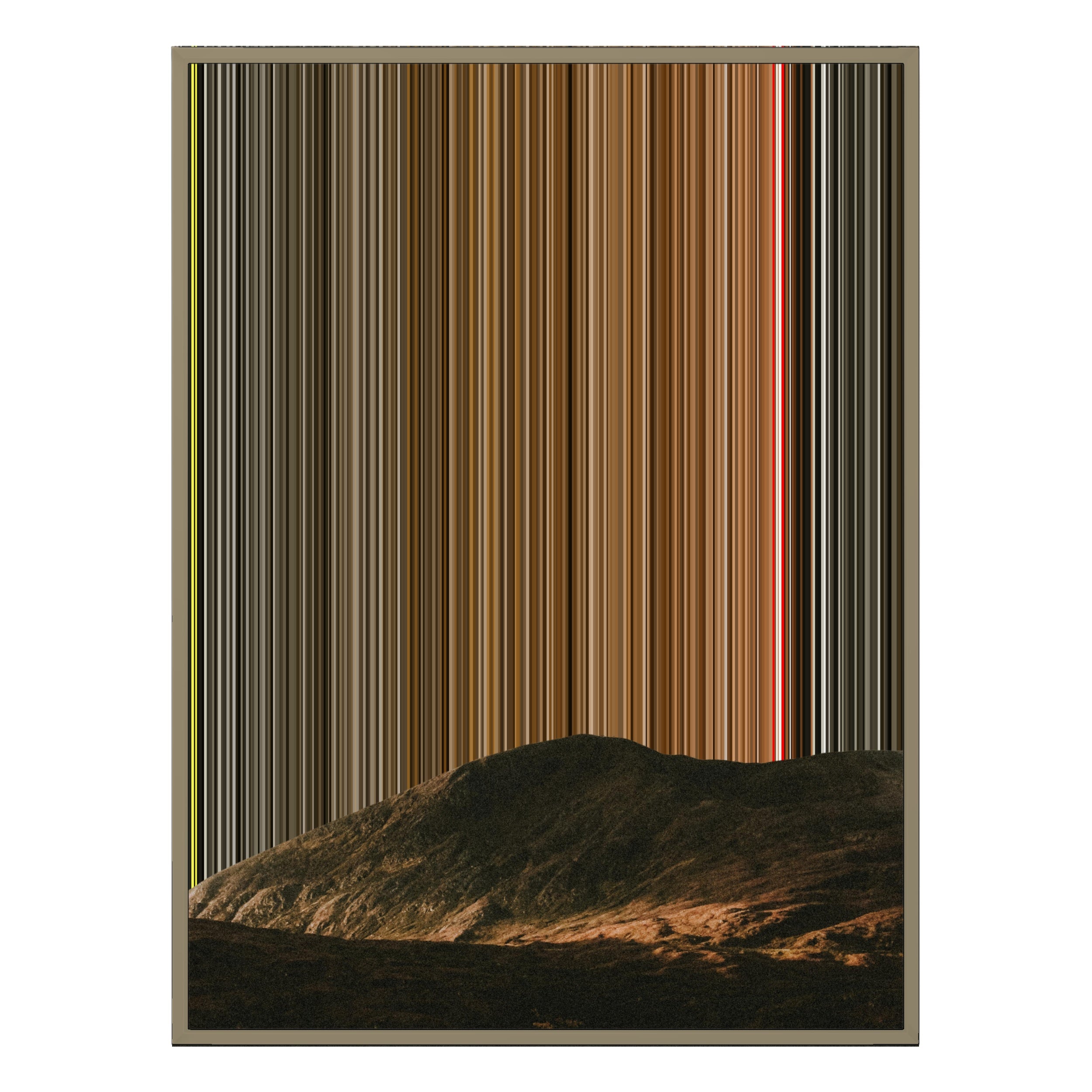 12×20" Metallic Float Frame Canvas - Natural Frame variant