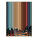 12×20" Metallic Float Frame Canvas - Natural Frame variant