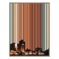 12×20" Metallic Float Frame Canvas - Natural Frame variant