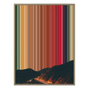 12×20" Metallic Float Frame Canvas - Natural Frame variant