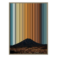 12×20" Metallic Float Frame Canvas - Natural Frame variant