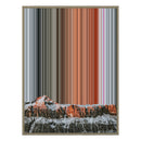 12×20" Metallic Float Frame Canvas - Natural Frame variant