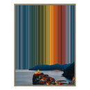 12×20" Metallic Float Frame Canvas - Natural Frame variant