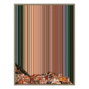 12×20" Metallic Float Frame Canvas - Natural Frame variant