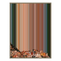 12×20" Metallic Float Frame Canvas - Natural Frame variant