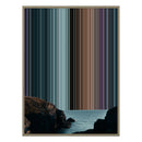 12×20" Metallic Float Frame Canvas - Natural Frame variant