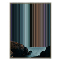 12×20" Metallic Float Frame Canvas - Natural Frame variant