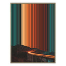 12×20" Metallic Float Frame Canvas - Natural Frame variant