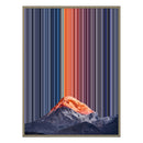 12×20" Metallic Float Frame Canvas - Natural Frame variant