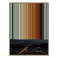 12×20" Metallic Float Frame Canvas - Natural Frame variant