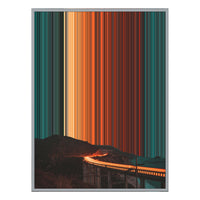 12×20" Metallic Float Frame Canvas - Silver Frame variant