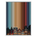 12×20" Metallic Float Frame Canvas - Silver Frame variant