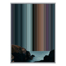 12×20" Metallic Float Frame Canvas - Silver Frame variant