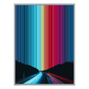 12×20" Metallic Float Frame Canvas - Silver Frame variant