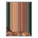 12×20" Metallic Float Frame Canvas - Silver Frame variant