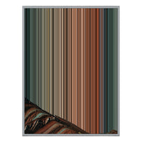 12×20" Metallic Float Frame Canvas - Silver Frame variant