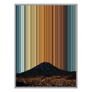 12×20" Metallic Float Frame Canvas - Silver Frame variant