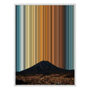 12×20" Metallic Float Frame Canvas - White Frame variant